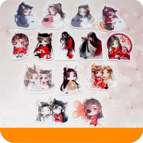 3pcs Tianguancifu Xielian brooch badge huacheng anime acrylic pins brooch