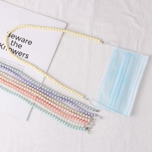 Imitation pearls Adjustable Length Mask Chain for Women Neck Chain Accessories Necklace Holder Jewelry Anti-lost Mask Chain