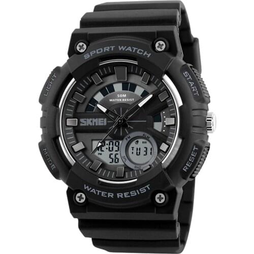Mens Watches Men Army Military Outdoor Sport Quartz Digital Wristwatch 50M Waterproof Male Clock Relogios Masculino 1235 SKMEI