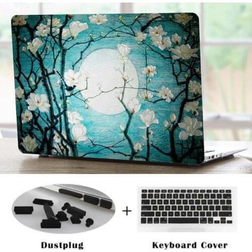 For 2020 13Air A2179 Laptop Case+Keyboard Cover+ Dust Plugs+Screen Film For 11 12 13 15 16 "Macbook Air Pro Retina Touch Bar
