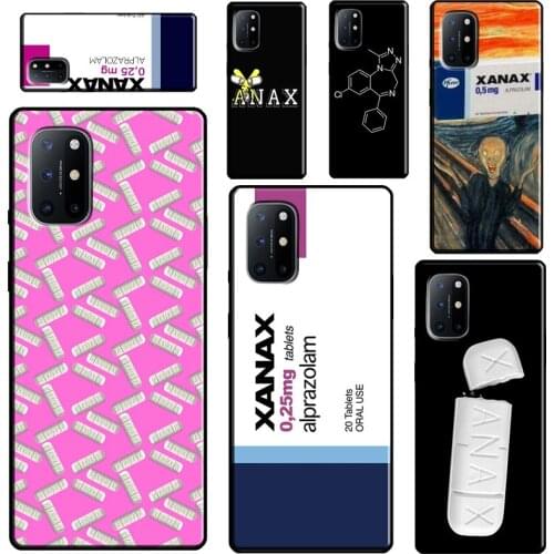 XANAX Chill Pill Case For Realme 6 7 8 Pro GT Neo C21 C11 C3 Q3 Pro Soft Cover For OnePlus 8T 7T 9R 8 9 Pro