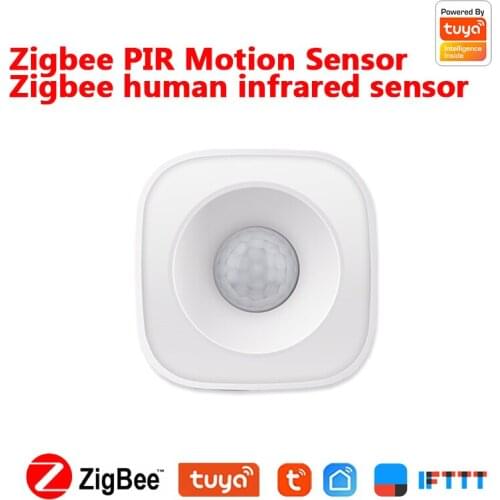 Zigbee3.0 Human Body Sensor Wireless Smart Body Movement PIR Home Motion Sensor Zigbee Use With Gateway Tuya Smart Life App