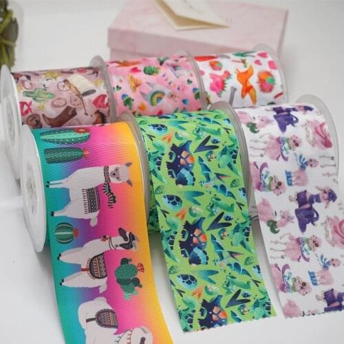 DIY Cartoon Animal Printed Grosgrain Ribbon For Craft Supplies Sewing Accessories 5 Yards, Planar Resins Mold 10 Pieces. 50626