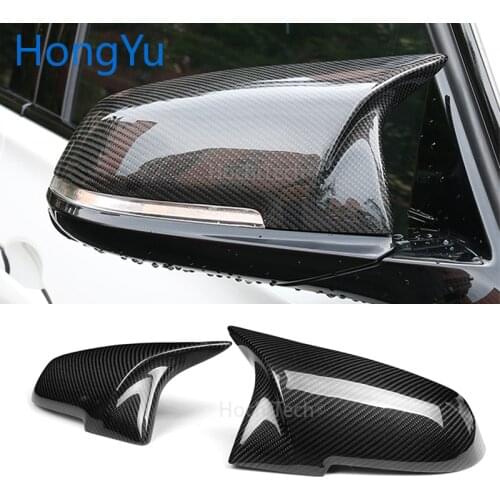 For BMW 3 Series GT 3GT F34 2013-2018 Replacement Carbon Fiber M4 Look Rear View Mirror Cover Caps