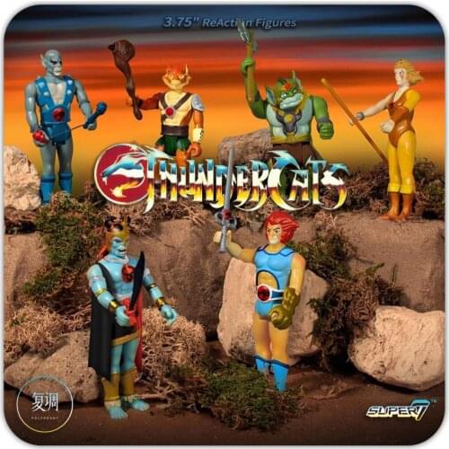 Super7 Thundercats Cheetara Jacklman Lion-O Mumm-Ra Movies and Tv Hang Card Toy Action Figures Toys for Children Gift