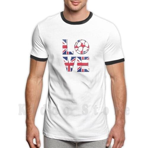 English Football T Shirt DIY Big Size 100% Cotton Soccer Football Wembley City