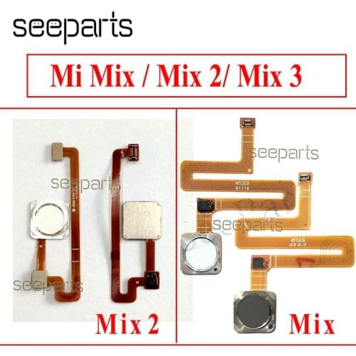 For Xiaomi Mix Fingerprint Flex Cable Recognition Sensor Touch ID For Xiaomi Mi Mix 2 Mix 3 Home Button Flex Cable Replacement