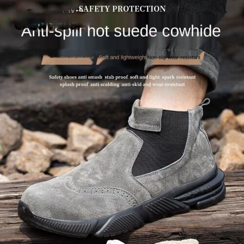 LanLoJer Men's Work Shoes