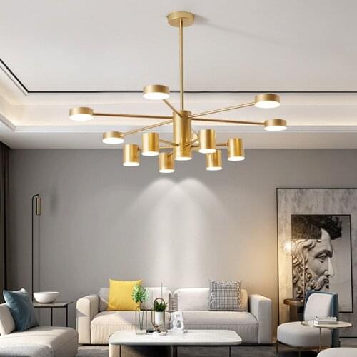 Nordic Living Room Lamps Modern Minimalist Style Dining Room Lamps Creative Personality Minimalist Bedroom Chandelier