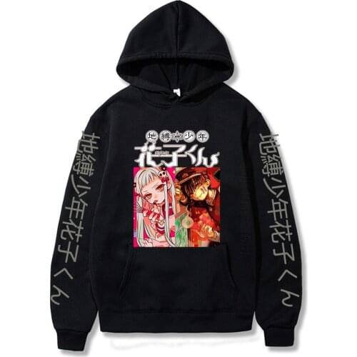 New Hooded Tops Hanako Print Mens And Womens Hooded Tops Sweater Autumn And Things Hoodie Long Sleeve Streetwear Manga Print