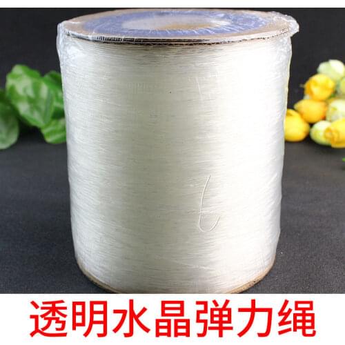 Transparent Crystal Elastic Large Volume, Beaded Bracelet Cord, Wear-Resistant