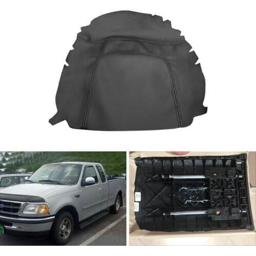 Car-styling Microfiber Leather Center Control Lid Armrest Box Cover Trim For Ford F150 Lariat 1997 1998 1999 2000 2001 2002 2003