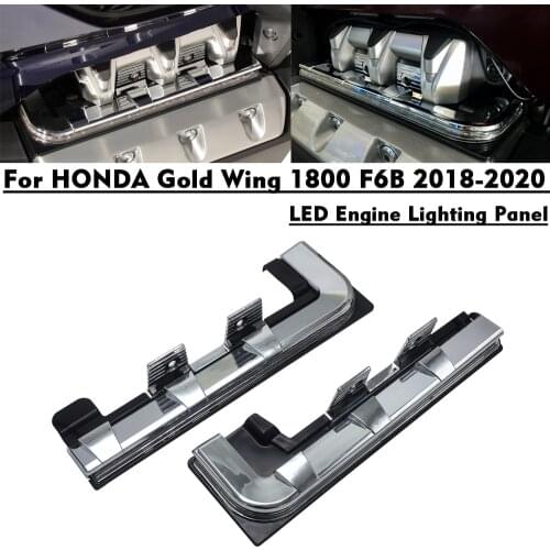 For HONDA GL1800 gl1800 F6B motorcycle engine LED decorative lampshade chrome-plated decorative frame motorcycle accessories