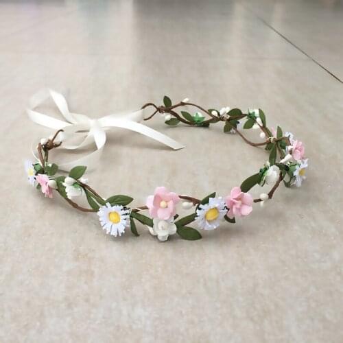 Spring Flower Floral Wreath Crown