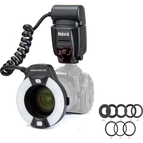 Viltrox JY-670N TTL Macro Close-Up O Ring Light Flash for Nikon D5100 D3200 D3100 D800 D90 DSLR camera