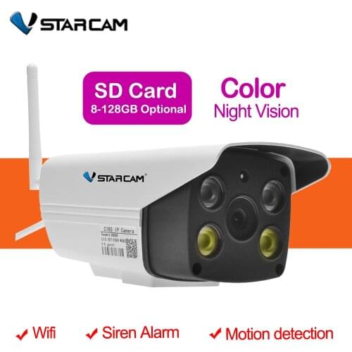 Vstarcam Wi-fi IP Camera 1080P Waterproof Outdoor Full Color Night Vision CCTV Security Camera Infrared Bulllet Camera EYE4 APP