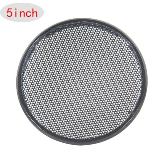 1/2/3/4/5/6 Inch Black Car Speaker Grill Mesh Round Horn Protective Cover Circle Enclosure Net DIY Decorative Accessories L4MA