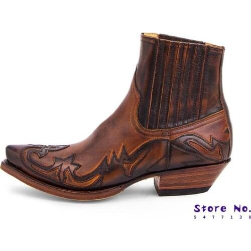 Winter Fashion British Men Top Quality PU Leather Slip on Boots Breathable Chelsea Boots Male Casual Zapatos De Hombre D353
