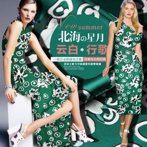 118cm silk stretch satin fabric 19 mm digital inkjet satin silk fabric for dress stretch spandex fabric wholesale silk cloth