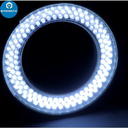 144 LED Microscope LED Ring Light Illuminator Lamp For Microscope LED Ring Lamp Industrial Microscope Camera Light Source