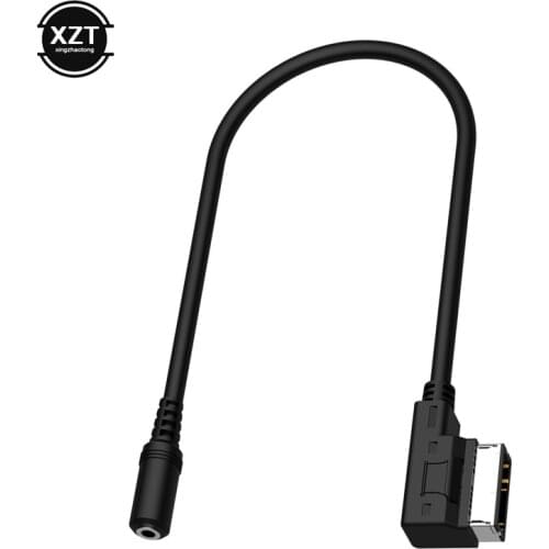 Female 3.5MM Audio Jack To AMI Media AUX IN Interface Cable Adaptor for Mercedes Benz to Phones MP3 Adapter