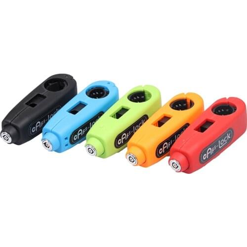 Motorcycle Grip Lock Security Safety Handlebar Handset Locking Fit Scooter ATV Dirt Street Bikes Anti Theft