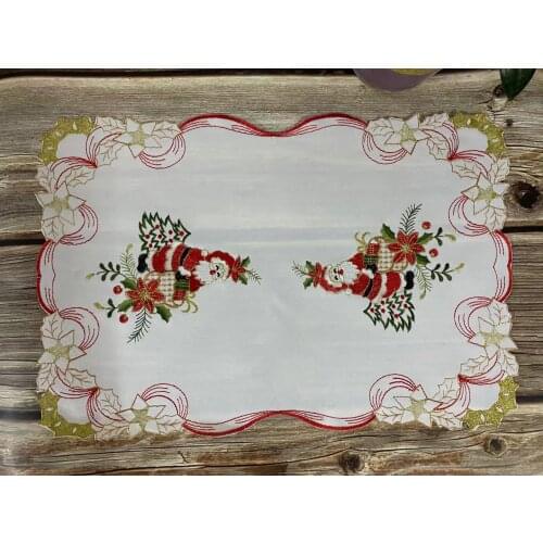 Europe Lace Placemat coffee Embroidery Table place Mat cloth Doily Cup tea dining Coaster mug Christmas party drink Pad kitchen