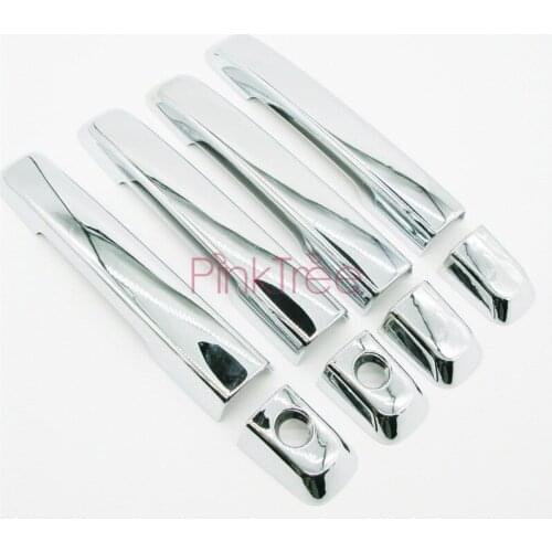 Chrome Door Handle Cover Panel For ISUZU DMAX 2012 2013 2014 2015 2016 2017 2018 Car Styling Accessories