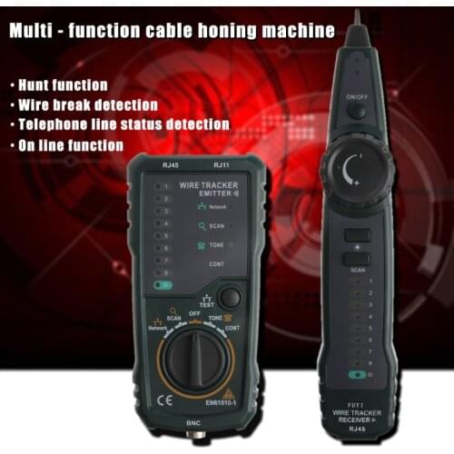 Cable Tracker Multifunction Wire Tester for Network Telephone Line Testing Tools