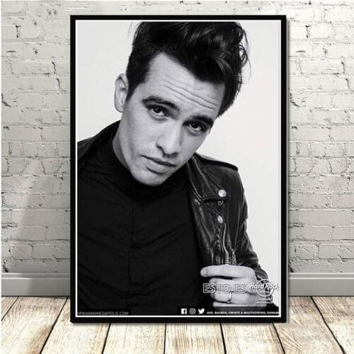 Hot New Brendon Urie Panic at the Disco Star Music Poster And Prints Wall Art Painting Canvas Wall Pictures For Room Home Decor