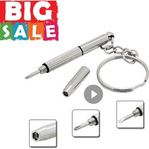 Mini 3in1 Screwdriver Eyeglass Optical Eye Glasses Portable Spectacles Watch Repair Kit Practical Household Hand Tools Portable