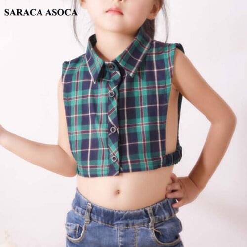 Fashion Child Detachable Collars Autumn Winter Sweater Shirt Fake Collar Girls