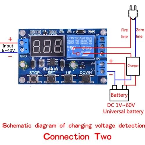 Battery Charging And Discharging Module Charger Discharger Board Undervoltage Overvoltage Protection Precision Auto Off