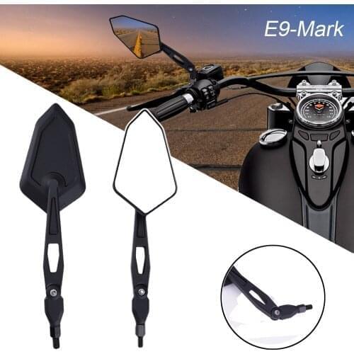 CNC Motorcycle Rear Side View Mirrors Universal Rearview Mirror 10mm for Bonneville Speed Triple Street Triple Tiger