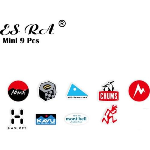 Small Sticker Helmet Camping Sticker Outdoor Pegatinas 9 Pcs/Set Decals Waterproof for Mobile Laptop Pitcher Motor Decorate