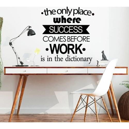 Office wall stickers for wall Office quote decals School decor Classroom quote Decal Classroom Decor Success quote decal G29