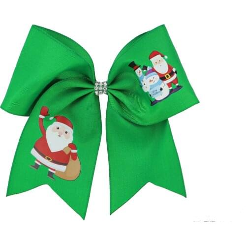 NEW Christmas Cheer Bows Holder Elastic Hair Ties 7Inch Bows Classic Accessories for Teens Women Cheerleader 20pcs