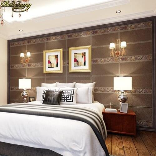 Beibehang square wallpapers for living room bedroom TV background wall wallpaper home improvement Striped Wall Paper roll