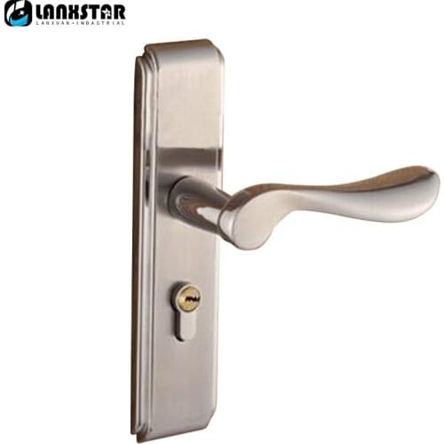 Steel Alloy Luxury Silent Door-lock European Classical Style Interior Anti-theft Copper Core Cylinder Wood Door Lock