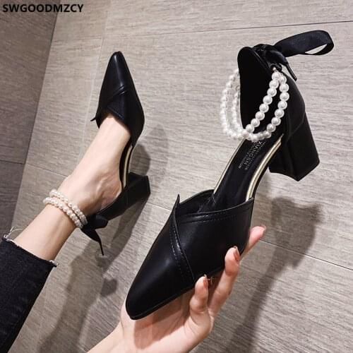 High Heels Sandals Women Pumps Women Shoes Sandals Women Summer 2021 Chunky Heels Ladies Shoes and Sandals Zapatillas De Mujer