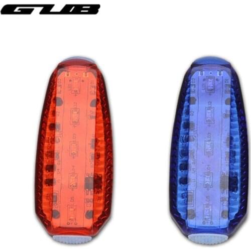 GUB Cycling Helmet Light USB Rechargeable Bicycle Taillight Safety Warning MTB Road Bike Rear Light Cycling Bag LED Back Lamp