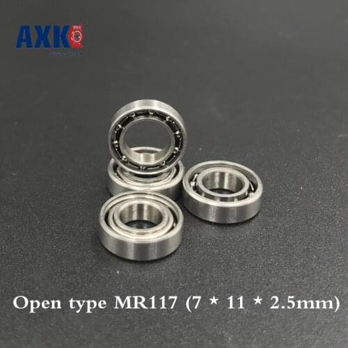 Kind Shooting --- Open-speed Model Bearings Mr117 (7 * 11 * 2.5mm) 677 617/7 Miniature Bearings Ball Mini Bearing