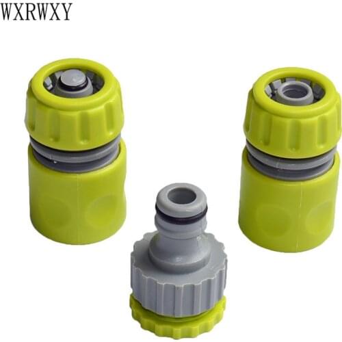 Wxrwxy Car wash quick connector hose connector 1/2 Water gun adapter joint drip irrigation fittings the faucet 10 set