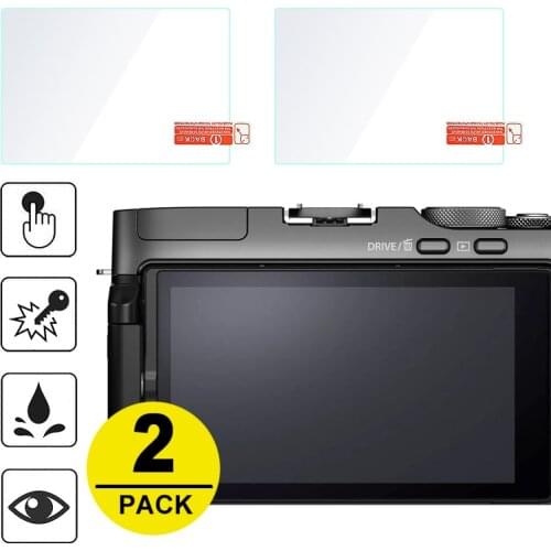 2x Tempered Glass Screen Protector for Fujifilm X-T4 X-A7 XA7 X A7 XT4 X-T200 XT200 T200 X100V X-Pro3 X-S10 XS10 X-E4 XE4