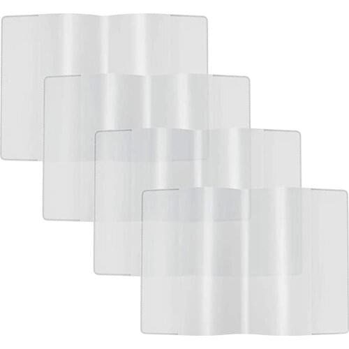 Protective Case Certificate Cover Set Of 4pc Transparent Protective Case Transparent Waterproof Protective Case Convenient