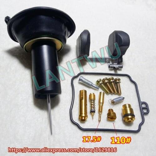 1 set of $ 23.5)YM Virago XV250 Mikuni carburetor repair kit Kit Configure Plunger assembly Jet needle assembly and float