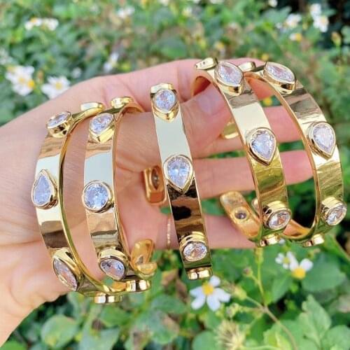5Pcs Crystal bangle Jewelry Elegant Metal bangle jewelry fashion bangle for women jewelry Bangle jewelry 51453