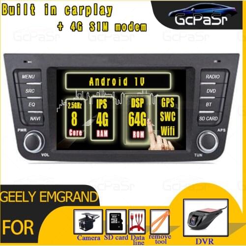 Android 10 4G+64G Car Radio Multimedia Video for Geely Emgrand GX7 EX7 X7 GPS RDS 2 Din Car DVD Player GPS Navigation with BT DV