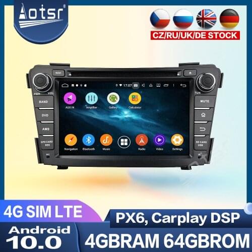 4G LTE For Hyundai I40 2011-2013 2014 Car Radio DVD Player Android Multimedia Player Audio Stereo PX6 GPS Navigation Head Unit
