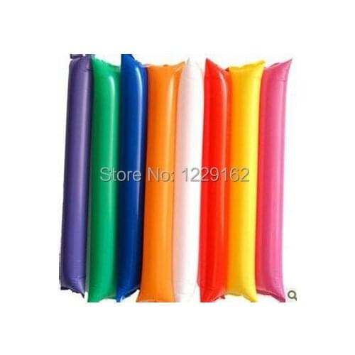 Free Shipping (10pairs/lot) Inflatable cheering stick air bang stick hand clap stick for parties and sports games